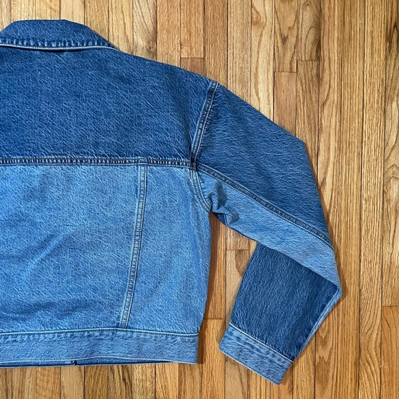 ABERCROMBIE Two Tone Jean Jacket - Picture 9 of 9